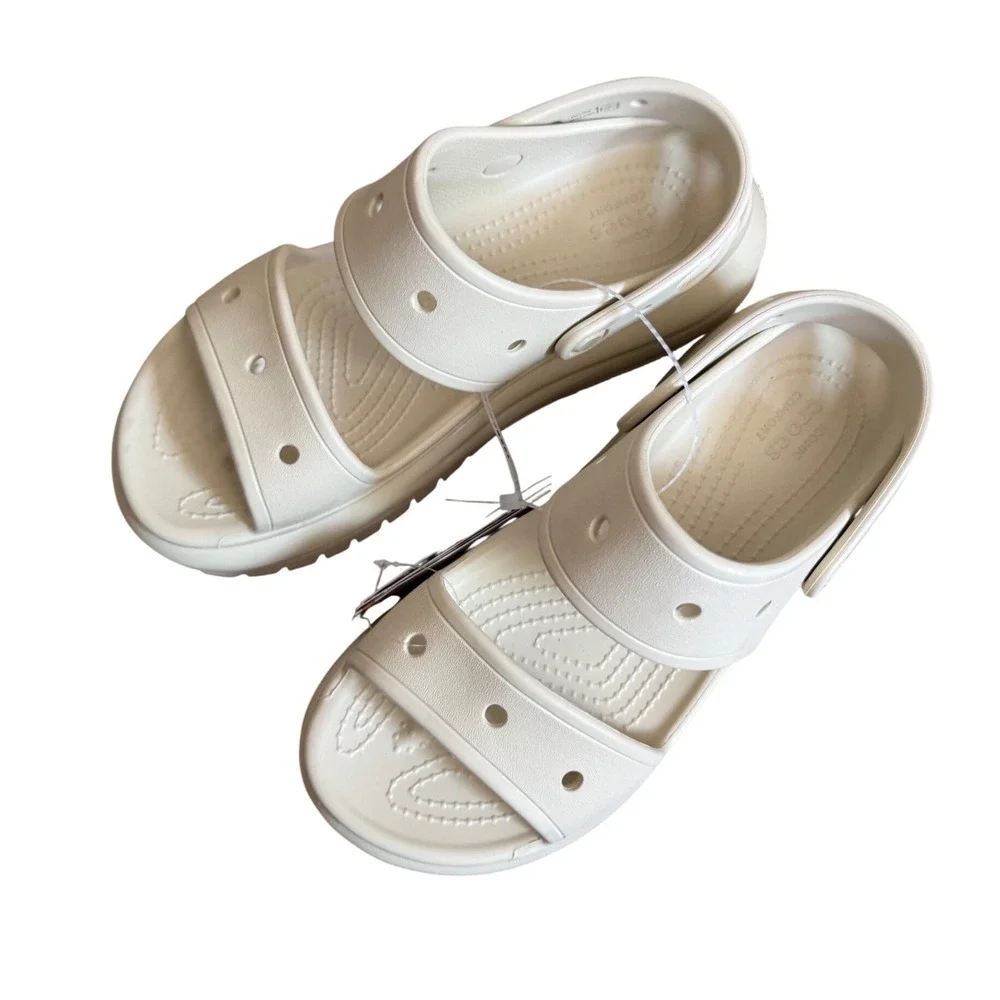Crocs‎ Mega Crush Platform Sandals  Bone Size 9